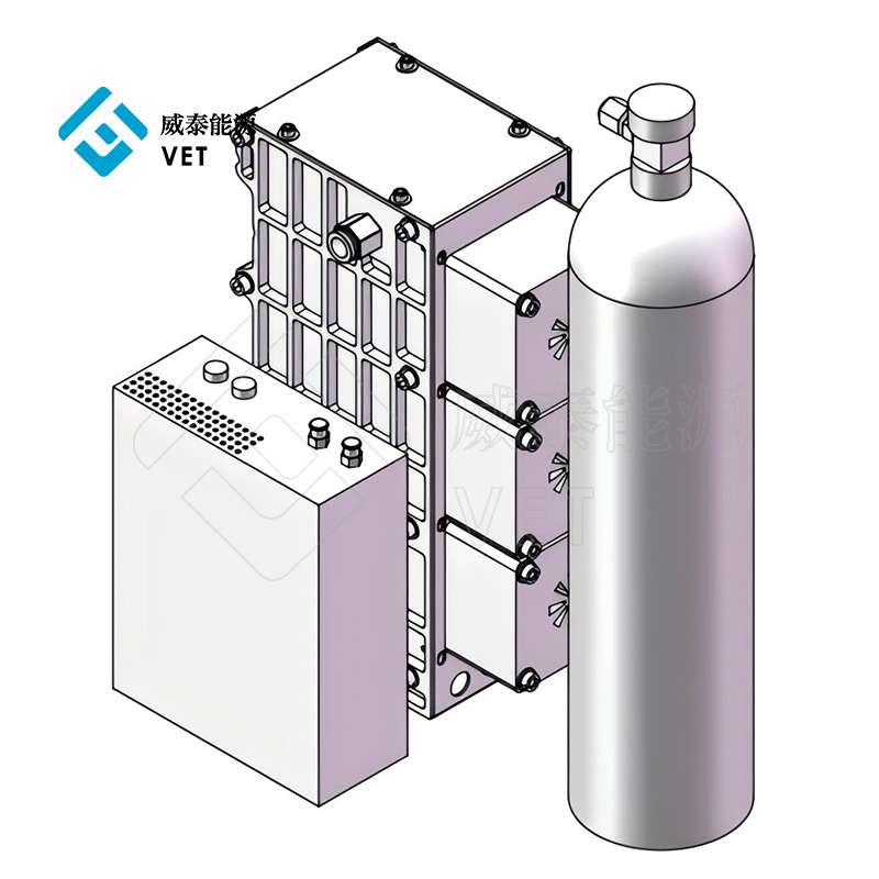 Compact waterstofbrandstofcelproductiesysteem