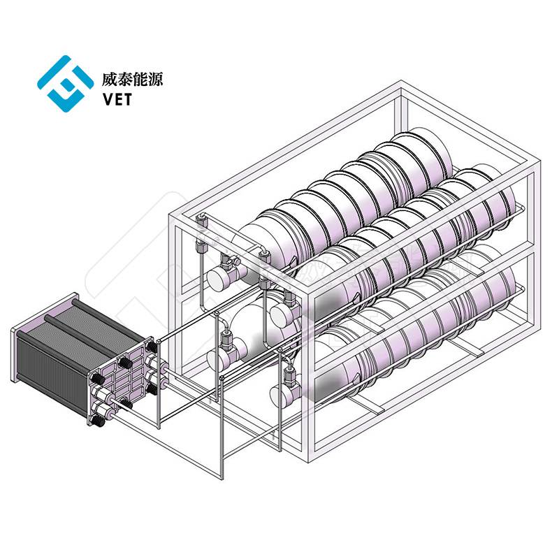 Waterstofbrandstofcelgenerator stroomsysteem