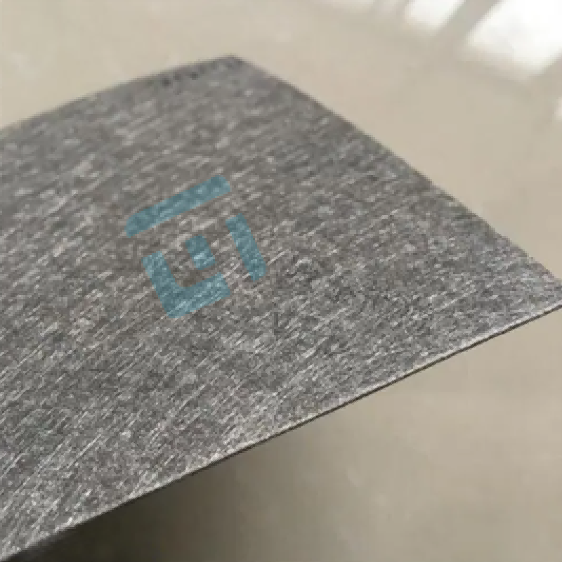 Titanium vilt brandstofcel elektrolytische celt titanium vezel filtratie hoge zuiverheid 99,5%